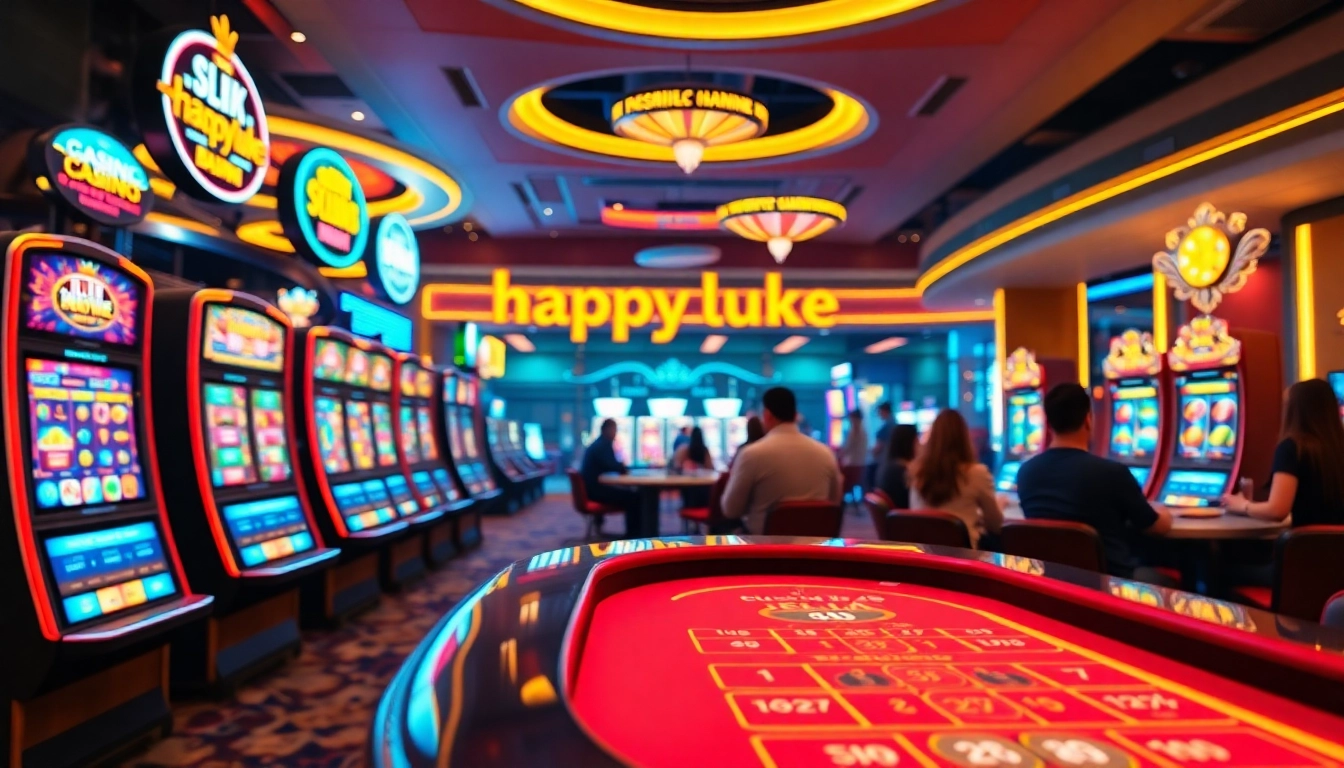 Discover the excitement of happyluke with engaging online casino gameplay.