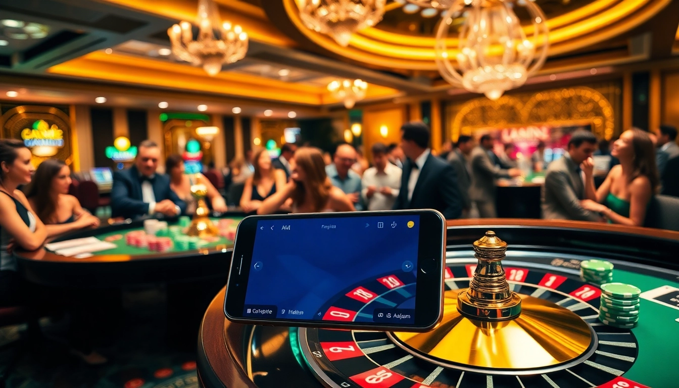 Experience the thrill of winning at the roulette table in a dazzling casino, enhanced by https://68gamebai.download/ for online gaming adventures.