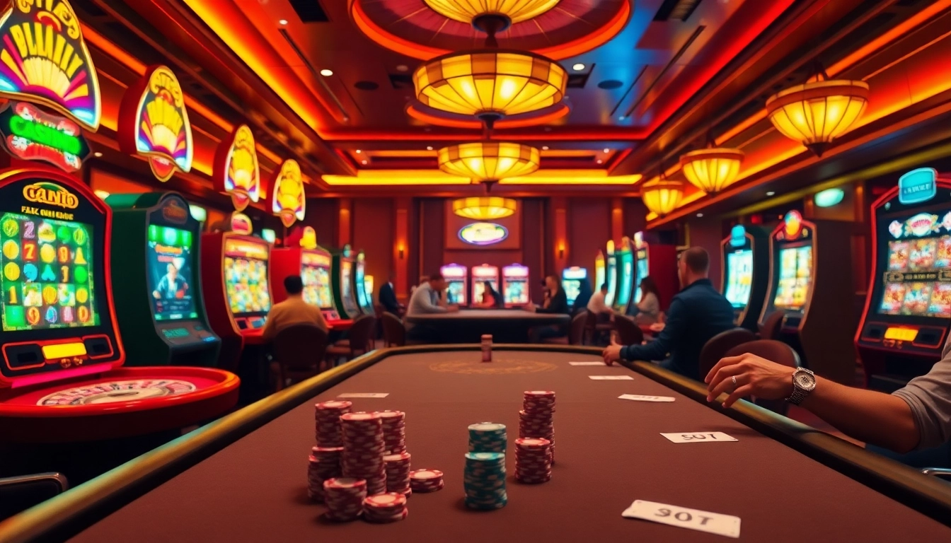 Experience the thrill of online gambling at https://123bvi.org/ with players engaging at a lively casino table.