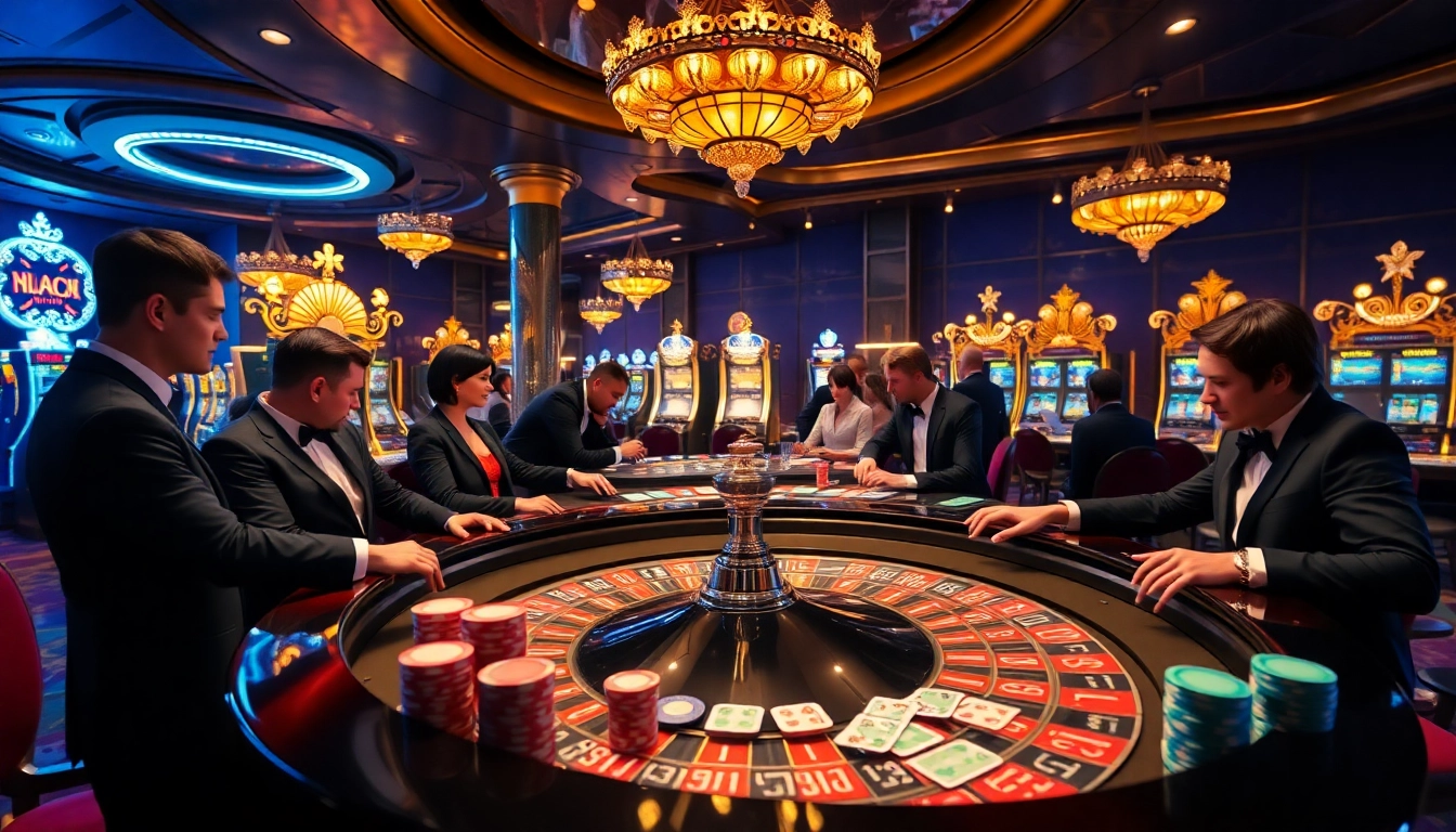 Players engaging at a roulette table in a vibrant casino scene, showcasing https://123bvi.org/ as your online betting haven.