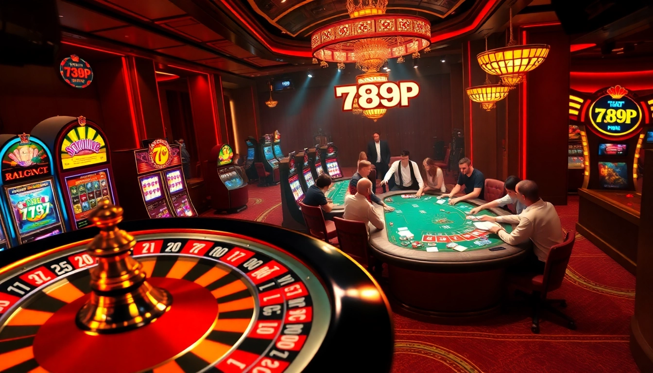 Experience 789P action at the roulette table, where players enjoy thrilling gambling moments.