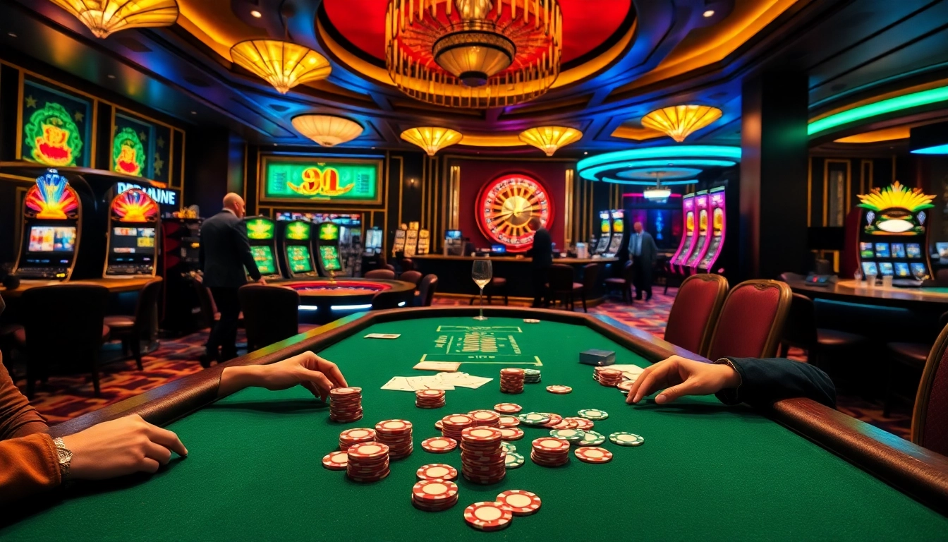 Experience the thrill of gambling with players at a luxurious poker table at https://32win.army/, rich in action and excitement.