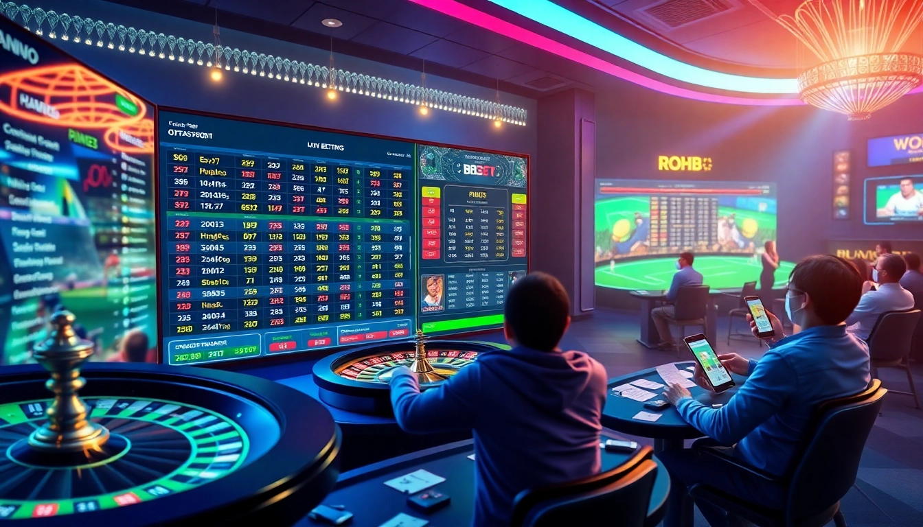 Gamblers enjoying thể thao qh88 while placing bets on their favorite sports through an immersive online platform.