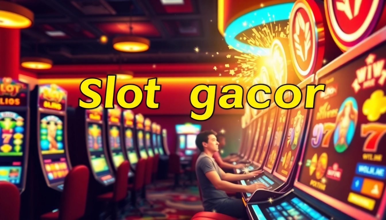 Visual representation of Slot gacor phenomenon in online casinos showcasing exciting gameplay.